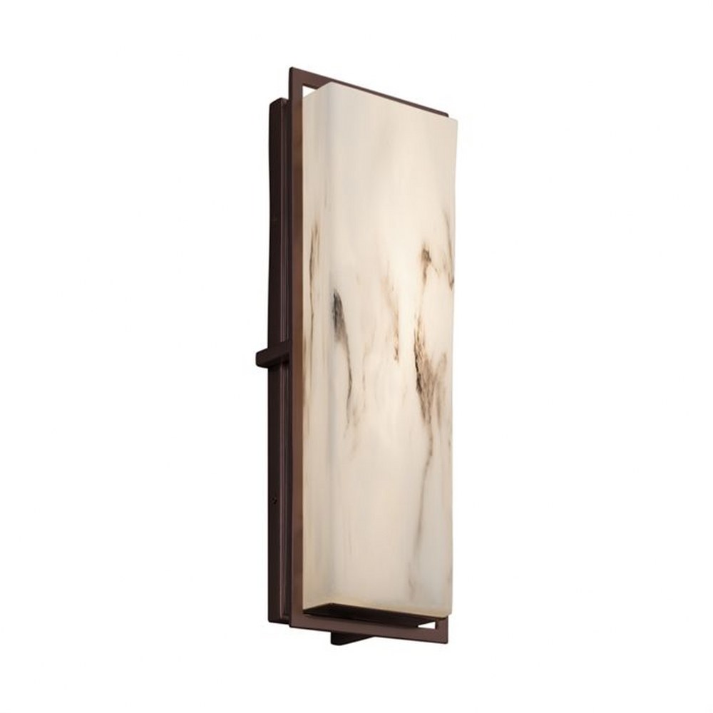 Justice Design Group Lighting FAL-8431-20-CROM Lumenaria-Regency 1-Light Wall Sconce-Round Flared Shade Faux Alabaster Polished Chrome Justice Design Group Lighting FAL-8431-20-CROM Lumenaria-Regency 1-Light Wall Sconce-Round Flared Shade Faux Alabaster Polished Chrome